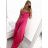 Women's long elegant party dress with straps (S/M ONE SIZE) ITALIAN FASHION IMPBB23B23505