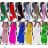 Women's Long Summer Strapless Dress (S / M / L / XL / 2XL ONE SIZE) ITALIAN FASHION IMD22477