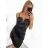 Women's elegant strapless dress (S/M ONE SIZE) ITALIAN FASHION IMPBB23B23375