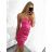 Women's elegant strapless dress (S/M ONE SIZE) ITALIAN FASHION IMPBB23B23375