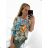 Oversized sweater thin with print long sleeve women's plus size (L/XL/2XL ONE SIZE) ITALIAN FASHION IMB23CAT