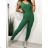Women's Sports Leggings and Top Set (S/M ONE SIZE) ITALIAN FASHION IMWB23251