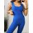 Souprava legíny a svetr dámská (S/M ONE SIZE) ITALSKÁ MÓDA IMWB22260 S/M Royal blue