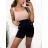 Tílko body dámské na ramínka  (S/M ONE SIZE) ITALSKá MóDA IMM20625 S/M red