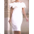 Women's Elegant Carmen Short Sleeve Dress (S/M ONE SIZE) ITALIAN FASHION IMPGM238067