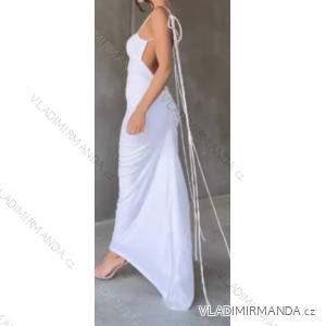 Long summer dress with straps for women (S/M ONE SIZE) ITALIAN FASHION IMPGM232659