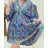 Women's 3/4 Long Sleeve Summer Dress (S/M ONE SIZE) ITALIAN FASHION IMPGM2385885