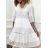 Women's Elegant Lace 3/4 Long Sleeve Dress (S/M ONE SIZE) ITALIAN FASHION IMWGS231830