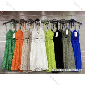 Women's Long Chiffon Short Sleeve Dress (S/M ONE SIZE) ITALIAN FASHION IMWGS231048