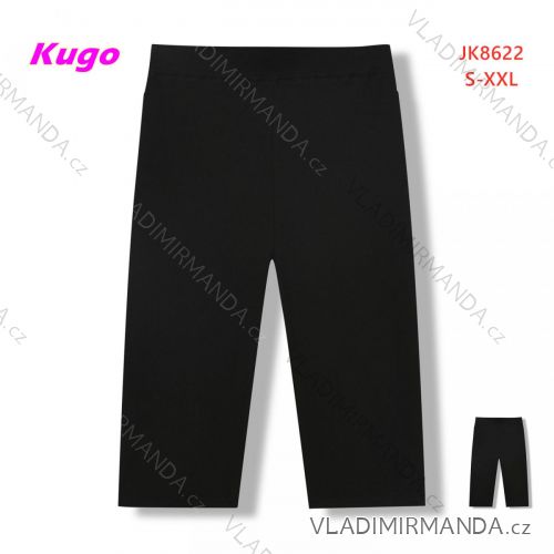 Women's three-quarter length leggings (S-2XL) KUGO JK8622