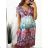 Women's Sleeveless Icecool Summer Dress (M/L, XL/2XL) AINUOSI ITALIAN FASHION IMB239917