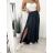 Women's Summer Long Satin Skirt (S/M ONE SIZE) ITALIAN FASHION IMM23MS63065/DU