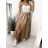 Women's Summer Long Satin Skirt (S/M ONE SIZE) ITALIAN FASHION IMM23MS63065/DU