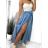 Women's Summer Long Satin Skirt (S/M ONE SIZE) ITALIAN FASHION IMM23MS63065/DU