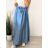 Women's Summer Long Satin Skirt (S/M ONE SIZE) ITALIAN FASHION IMM23MS63065/DU