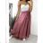 Women's Summer Long Satin Skirt (S/M ONE SIZE) ITALIAN FASHION IMM23MS63065/DU