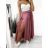 Women's Summer Long Satin Skirt (S/M ONE SIZE) ITALIAN FASHION IMM23MS63065/DU