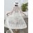 Summer dress with bare shoulders short sleeve lace women (uni m / l) ITALIAN MODE IMD20304