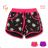 Kraťas shorts with sequins baby teen girl (98-128) KUGO K627