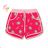 Kraťas shorts with sequins baby teen girl (98-128) KUGO K627