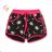 Kraťas shorts with sequins baby teen girl (98-128) KUGO K627