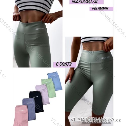 Women's leatherette shorts leggings (S-XL) TURKISH FASHION TMWL222266