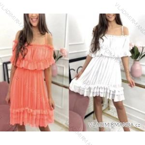 Women's Strappy Chiffon Summer Dress (S/M ONE SIZE) ITALIAN FASHION IMWPO232047