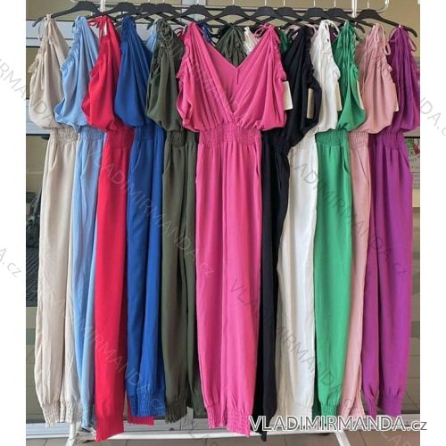 Women's Long Chiffon Short Sleeve Dress (S/M ONE SIZE) ITALIAN FASHION IMWGS231048