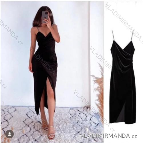 Women's elegant long strapless dress (S/M ONE SIZE) ITALIAN FASHION IMM23M27137