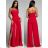 Women's Long Elegant Strapless Jumpsuit (S/M ONE SIZE) ITALIAN FASHION IMWKK23919