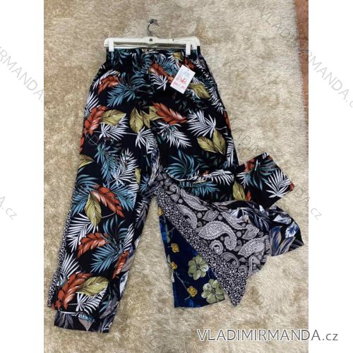 Women's Plus Size Summer Long Pants (3XL-8XL) TURKISH FASHION TMWL23AA32