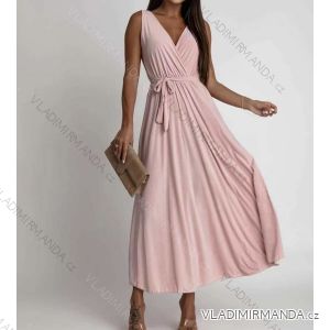 Women's Long Elegant Party Sleeveless Dress (S/M ONE SIZE) ITALIAN FASHION IMWE232099