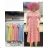 Women's Long Chiffon Short Sleeve Dress (S/M ONE SIZE) ITALIAN FASHION IMWGS231048