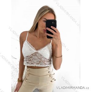 Women's strappy crop top (S/M ONE SIZE) ITALIAN FASHION IMPGM232348