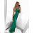 Women's long elegant dress with straps (S/M ONE SIZE) ITALIAN FASHION IMPLP2322930135