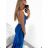 Women's long elegant dress with straps (S/M ONE SIZE) ITALIAN FASHION IMPLP2322930135