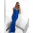 Women's long elegant dress with straps (S/M ONE SIZE) ITALIAN FASHION IMPLP2322930135