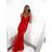 Women's long elegant dress with straps (S/M ONE SIZE) ITALIAN FASHION IMPLP2322930135