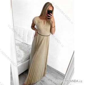 Women's Sleeveless Long Party Dress (S/M ONE SIZE) ITALIAN FASHION IMPBB23S3558