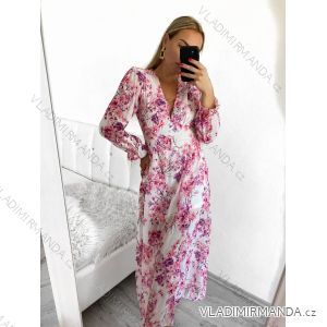 Women's Long Sleeve Summer Dress (S/M ONE SIZE) ITALIAN FASHION IMPES238990