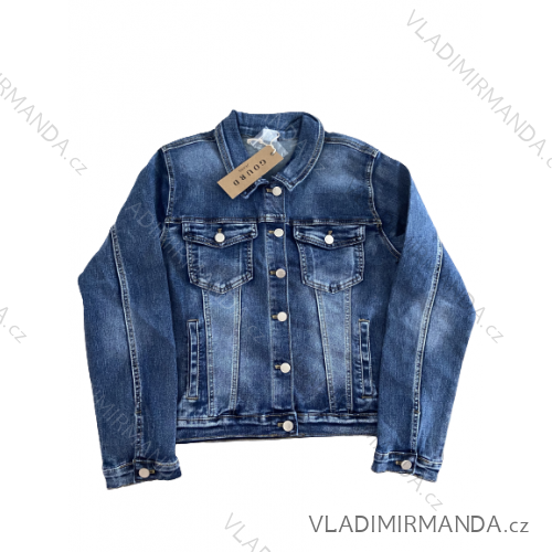 Women's denim jacket (S-3XL) GOURD GD23GD9253-k