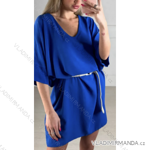 Summer dress with belt 3/4 long sleeve women's (S/M ONE SIZE) ITALIAN FASHION IMPBB2323220h