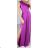 Women's Long Summer Elegant Sleeveless Dress (S/M ONE SIZE) ITALIAN FASHION IMPBB23B23544