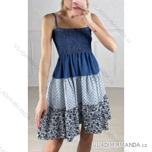 Women's strapless summer dress (S/M ONE SIZE) ITALIAN FASHION IMPBB23Q3413