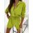 Women's Lace Cotton Short Sleeve Women's Dress (S / M ONE SIZE) ITALIAN FASHION IMWM215877