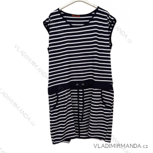 Summer short sleeve summer dress stripe (xl / 2xl - 2xl / 3xl) ITALIAN FASHION IM6201681