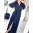 Women's Long Elegant Short Sleeve Dress (S/M ONE SIZE) ITALIAN FASHION IMWE235478