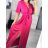 Women's Long Elegant Short Sleeve Dress (S/M ONE SIZE) ITALIAN FASHION IMWE235478