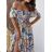 Carmen summer summer shoulder dress (UNI S / M) ITALIAN FASHION IMM20628