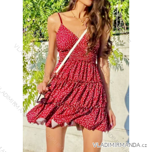 Women's short summer dress with straps (S/M ONE SIZE) ITALIAN FASHION IMPBB24B22333